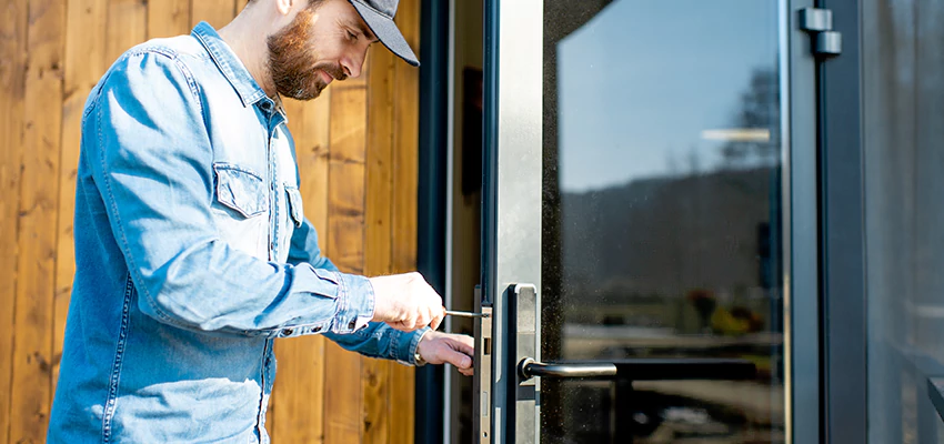 Frameless Glass Storefront Door Locks Replacement in Upland, CA